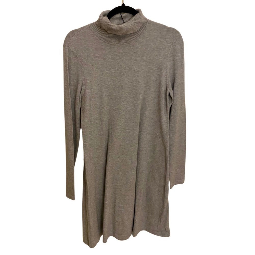 Brand New Light Gray Scrunch Neck Sweater Dress by Vero Moda